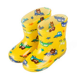 New Children Rain Shoes PVC Mid-Calf Baby Rainboots Kids Rubber Shoes Boys Girls Waterproof Anti-Slippery Water boots 043