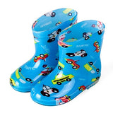 New Children Rain Shoes PVC Mid-Calf Baby Rainboots Kids Rubber Shoes Boys Girls Waterproof Anti-Slippery Water boots 043