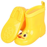 New Children Rain Shoes PVC Mid-Calf Baby Rainboots Kids Rubber Shoes Boys Girls Waterproof Anti-Slippery Water boots 043