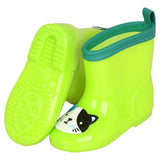 New Children Rain Shoes PVC Mid-Calf Baby Rainboots Kids Rubber Shoes Boys Girls Waterproof Anti-Slippery Water boots 043