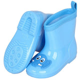 New Children Rain Shoes PVC Mid-Calf Baby Rainboots Kids Rubber Shoes Boys Girls Waterproof Anti-Slippery Water boots 043