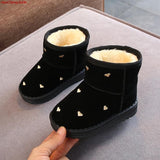 New Arrival Lovely Winter Shoes for Girls Plush Toddler Boy Boots Kids Keeping Warm Baby Snow Boots Children Shoes