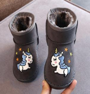 New Arrival Lovely Winter Shoes for Girls Plush Toddler Boy Boots Kids Keeping Warm Baby Snow Boots Children Shoes