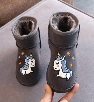 New Arrival Lovely Winter Shoes for Girls Plush Toddler Boy Boots Kids Keeping Warm Baby Snow Boots Children Shoes