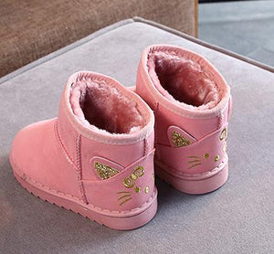 New Arrival Lovely Winter Shoes for Girls Plush Toddler Boy Boots Kids Keeping Warm Baby Snow Boots Children Shoes