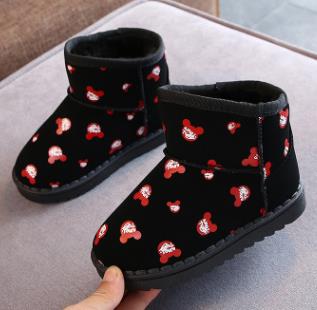 New Arrival Lovely Winter Shoes for Girls Plush Toddler Boy Boots Kids Keeping Warm Baby Snow Boots Children Shoes