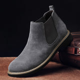 Mens Boots Men Chelsea Boots Ankle Boots Plus Velvet High-top Martin Boots Outdoor Walking Shoes Wear Resistant Casual Shoes