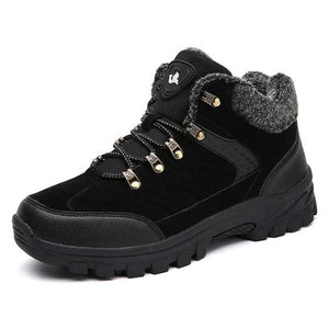 Men Hiking Shoes Waterproof Leather Shoes Climbing & Fishing Shoes New Popular Outdoor Shoes Man High Top Winter Boots Large