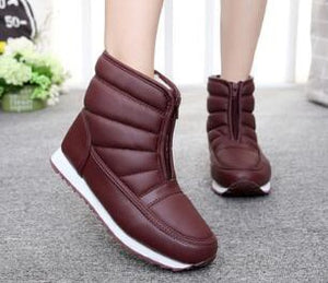 Men Boots Waterproof Snow Boots Slip On Plush Warm Winter Boots Male Shoes Adult Work Boots Winter Shoes Men Footwear