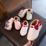 2019 Baby Kids girls Warm Winter Leather Boots Botas boots Fashion Girls Princess Casual Children Princess Dance Party Shoes