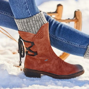 2019 Hot New Autumn Early Winter Shoes Women Flat Heel Boots Fashion Knitting Patchwork Women's Boots Woman Short Botas